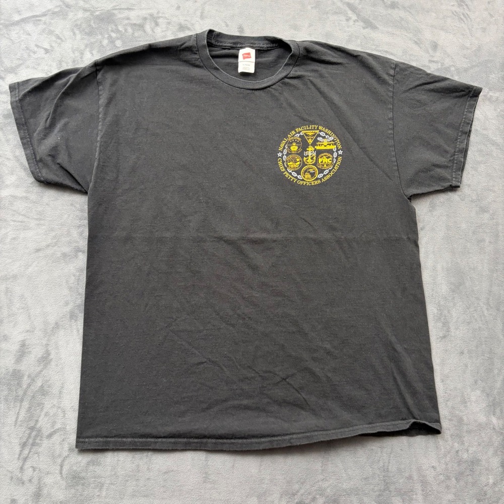 Hanes NAF Washington Chief Petty Officers Association Be The Chief T-Shirt XL